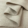 Pure Luxury - Boiled Wool - Stone 2 Pure Luxury - Boiled Wool - Stone -Croft Mill Store pure luxury boiled wool beige stone close fold