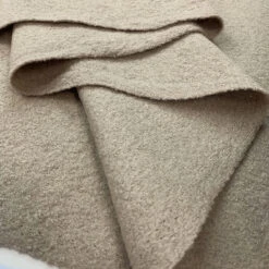 Pure Luxury - Boiled Wool - Stone 10 Pure Luxury - Boiled Wool - Stone -Croft Mill Store pure luxury boiled wool beige stone fold