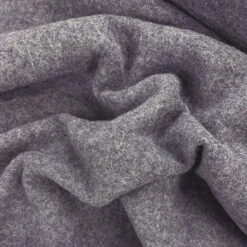 Pure Luxury - Boiled Wool - Grey Marl -Croft Mill Store pure luxury boiled wool fabric dark grey marl cu