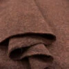 Pure Luxury - Boiled Wool - Mole 2 Pure Luxury - Boiled Wool - Mole -Croft Mill Store pure luxury boiled wool fabric mole brown fold