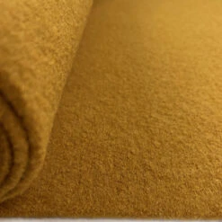 Pure Luxury - Boiled Wool - Mustard 7 Pure Luxury - Boiled Wool - Mustard -Croft Mill Store pure luxury boiled wool fabric mustard yellow bolt