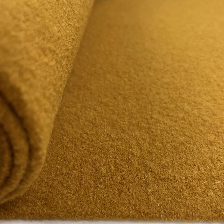 Pure Luxury - Boiled Wool - Mustard 4 Pure Luxury - Boiled Wool - Mustard - Image 2