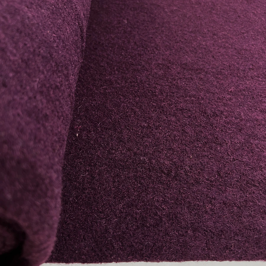 Pure Luxury - Boiled Wool - Plum 4 Pure Luxury - Boiled Wool - Plum - Image 2