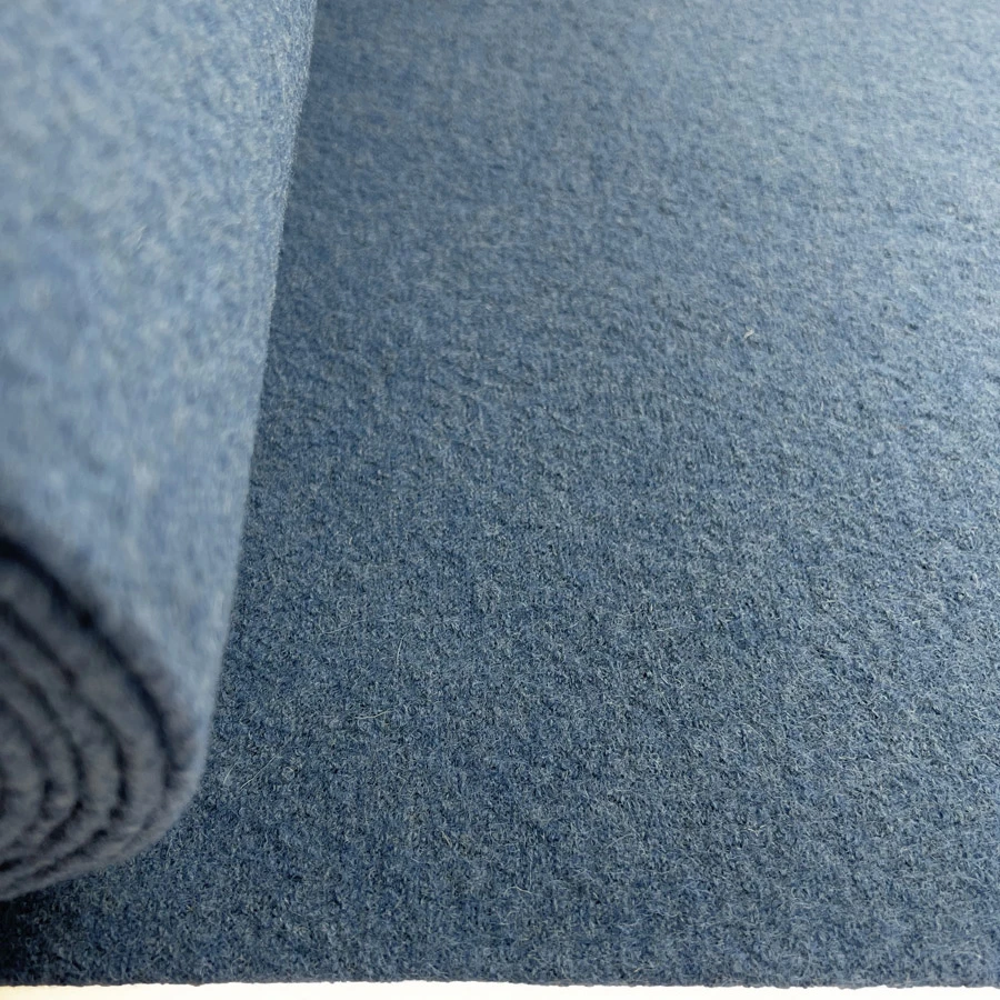 Pure Luxury - Boiled Wool - Denim 4 Pure Luxury - Boiled Wool - Denim - Image 2