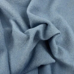 Pure Luxury - Boiled Wool - Denim 7 Pure Luxury - Boiled Wool - Denim -Croft Mill Store pure luxury boiled wool light blue fabric denim cu