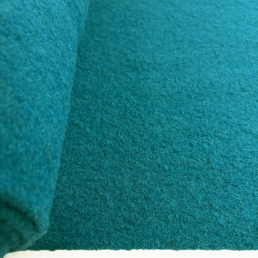 Pure Luxury - Boiled Wool - Turquoise 4 Pure Luxury - Boiled Wool - Turquoise - Image 2