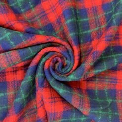 Ralph - Blue Plaid 5 Ralph - Blue Plaid -Croft Mill Store ralph blue plaid red green check wool mix material swirl
