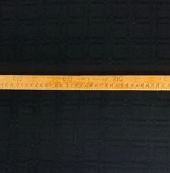 Rickman - Black -Croft Mill Store rickman black woollen suiting fabric close up cfabric photo