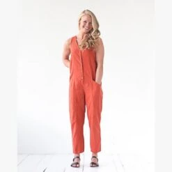 True Bias - Rory Jumpsuit Sewing Pattern (Sizes 0-18) -Croft Mill Store rory jumpsuit pattern by true bias tbp8102 2