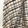 Rupert Brown (2m+ For £4.50 P/m) 1 Rupert Brown (2m+ For £4.50 P/m) -Croft Mill Store rupert brown viscose linen mix checked lightweight floaty shiriting fabric drape dress close up fabric
