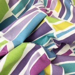 Sanderson - Milla 7 Sanderson - Milla -Croft Mill Store sanderson milla cotton fabric abstract close up
