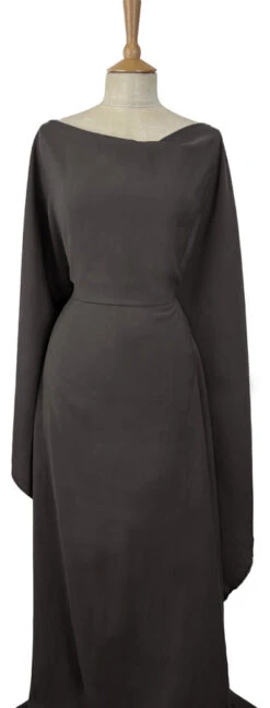 Sandwashed - Grey 7 Sandwashed - Grey -Croft Mill Store sandwashed grey polyester viscose blend dressmaking fabric mannequin