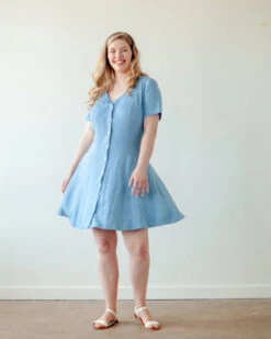 True Bias - Shelby Dress & Romper Pattern (Sizes 0-18) 15 True Bias - Shelby Dress & Romper Pattern (Sizes 0-18) -Croft Mill Store shelby dress romper pattern true bias 5