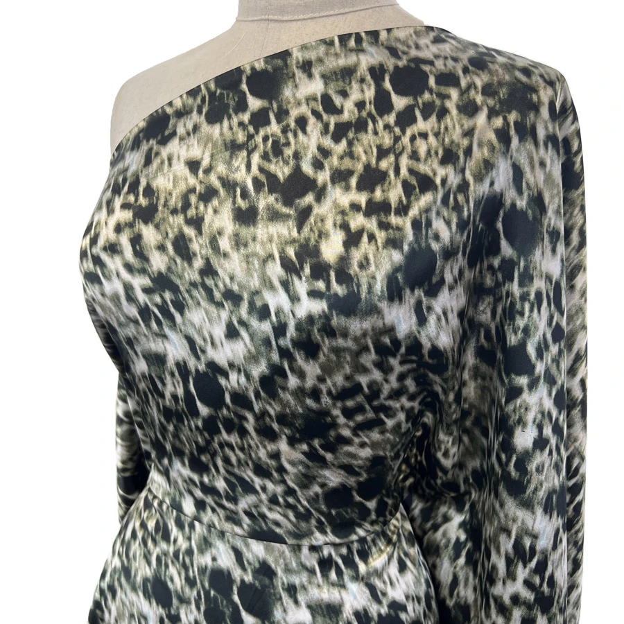 Silky Satin - Animal Olive 4 Silky Satin - Animal Olive - Image 2