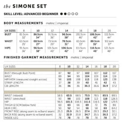 Maven - Simone Set Sewing Pattern (Sizes 8-20) 14 Maven - Simone Set Sewing Pattern (Sizes 8-20) -Croft Mill Store simone set pattern maven backcover2