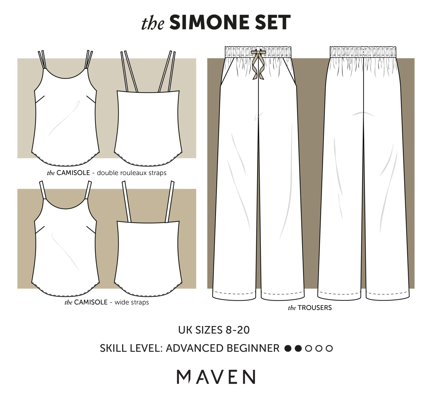 Maven - Simone Set Sewing Pattern (Sizes 8-20) 11 Maven - Simone Set Sewing Pattern (Sizes 8-20) - Image 9