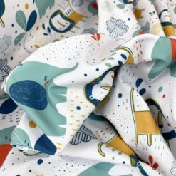 Soft Shell - Funky Safari -Croft Mill Store soft shell funky safari white close up