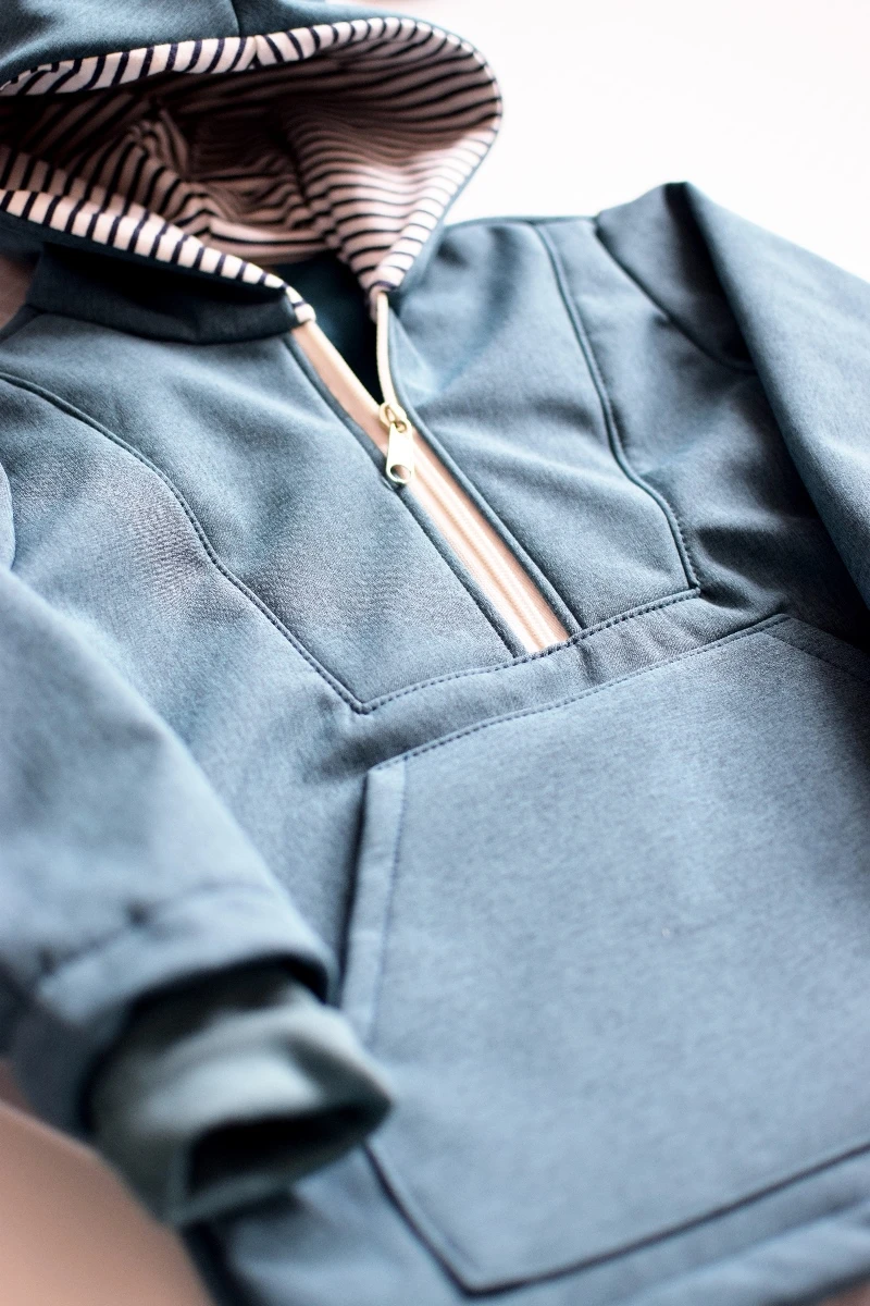 Softshell Melange - Petrol 6 Softshell Melange - Petrol - Image 4