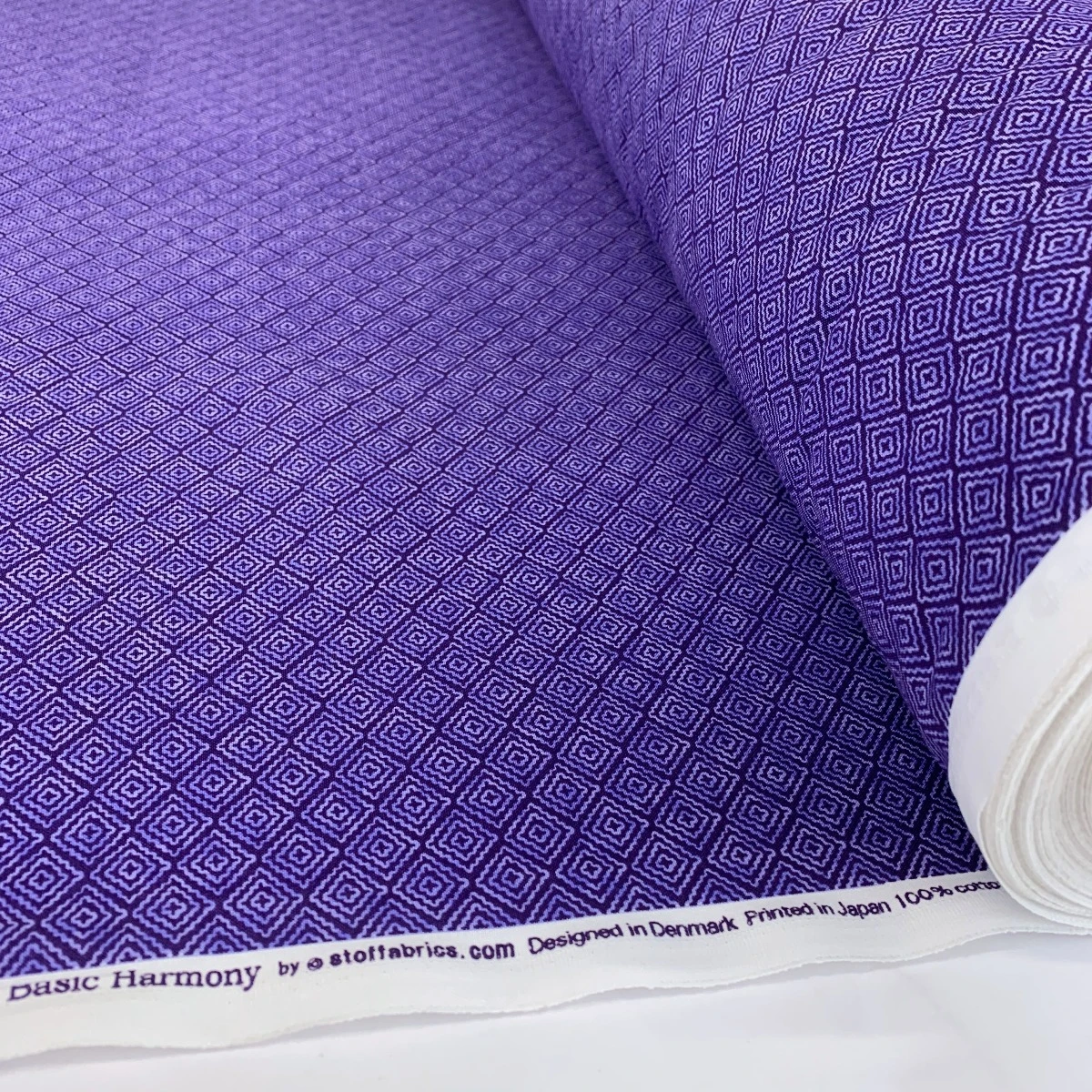 Stof Fabric - Diamonds - Purple 4 Stof Fabric - Diamonds - Purple - Image 2