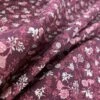 Stof Fabric - Flourishing - Wine 1 Stof Fabric - Flourishing - Wine -Croft Mill Store stof craft flourishing wine japanese craft cotton fabric purple damson pink white flowers floral fold