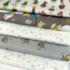 Stof Fabric Fat Quarter - Pack 4 2 Stof Fabric Fat Quarter - Pack 4 -Croft Mill Store stof craft fq fat quarter bundle no 4 grey ivory beige bundle close up bundle photo