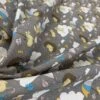 Stof Fabric - Hedgehogs & Co. 1 Stof Fabric - Hedgehogs & Co. -Croft Mill Store stof craft hedgehogs mice japanese craft cotton fabric grey white yellow clouds umbrella fold