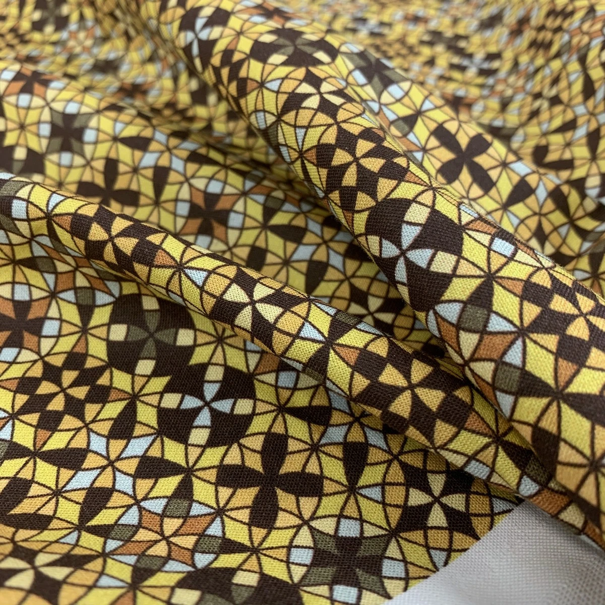 Stof Fabric - Kaleidoscope - Brown 3 Stof Fabric - Kaleidoscope - Brown