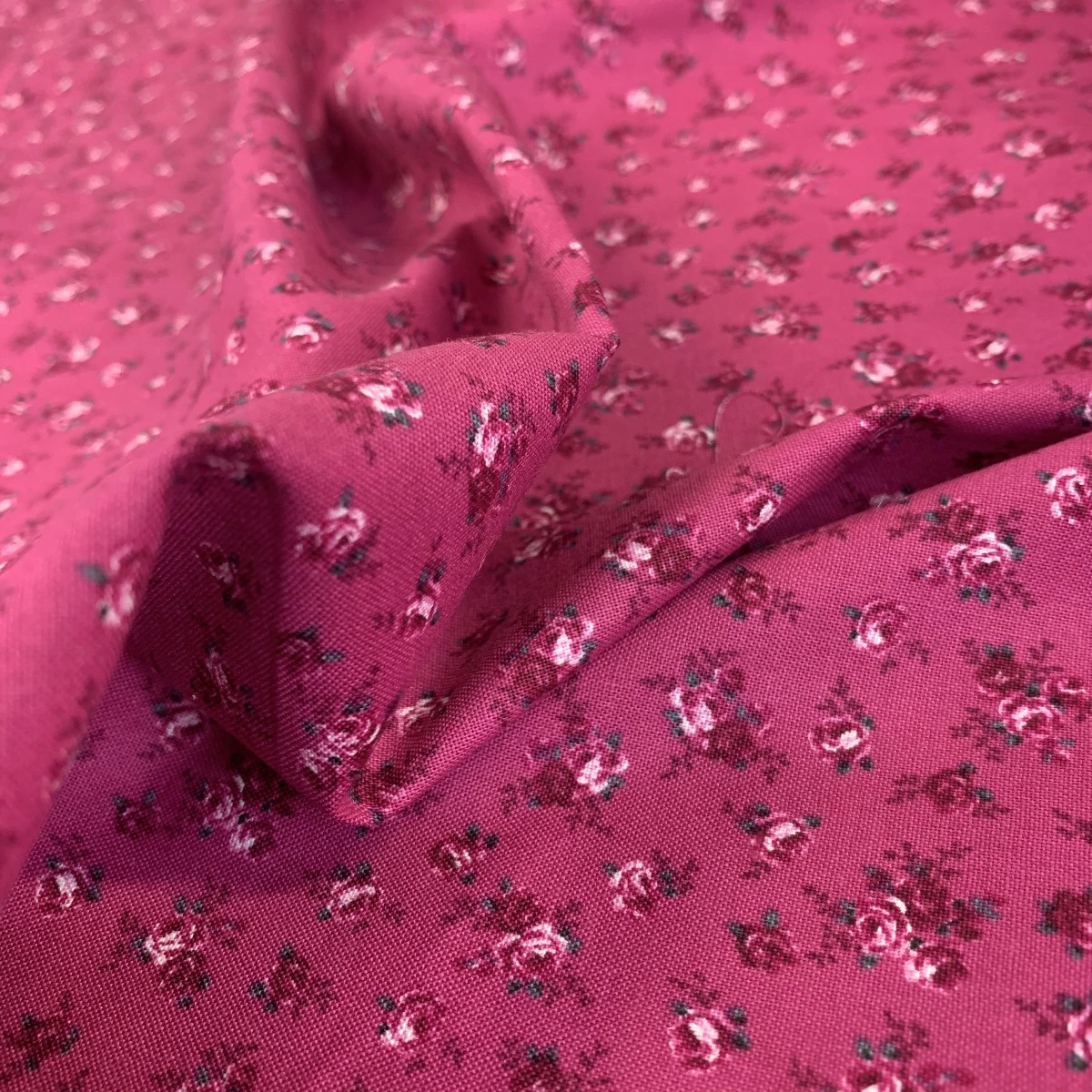 Stof Fabric - Buds - Pink 3 Stof Fabric - Buds - Pink