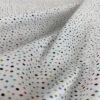 Stof Fabric - Rainbow Drops 2 Stof Fabric - Rainbow Drops -Croft Mill Store stof craft rainbow drops japanese craft cotton fabric white multi colour tear fold