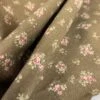 Stof Fabric - Shrubbery - Brown 1 Stof Fabric - Shrubbery - Brown -Croft Mill Store stof craft shrubbery brown japanese craft cotton fabric floral pink green flowers fold