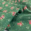 Stof Fabric - Shrubbery - Forest 1 Stof Fabric - Shrubbery - Forest -Croft Mill Store stof craft shrubbery forest japanese craft cotton fabric floral pink green flowers fold