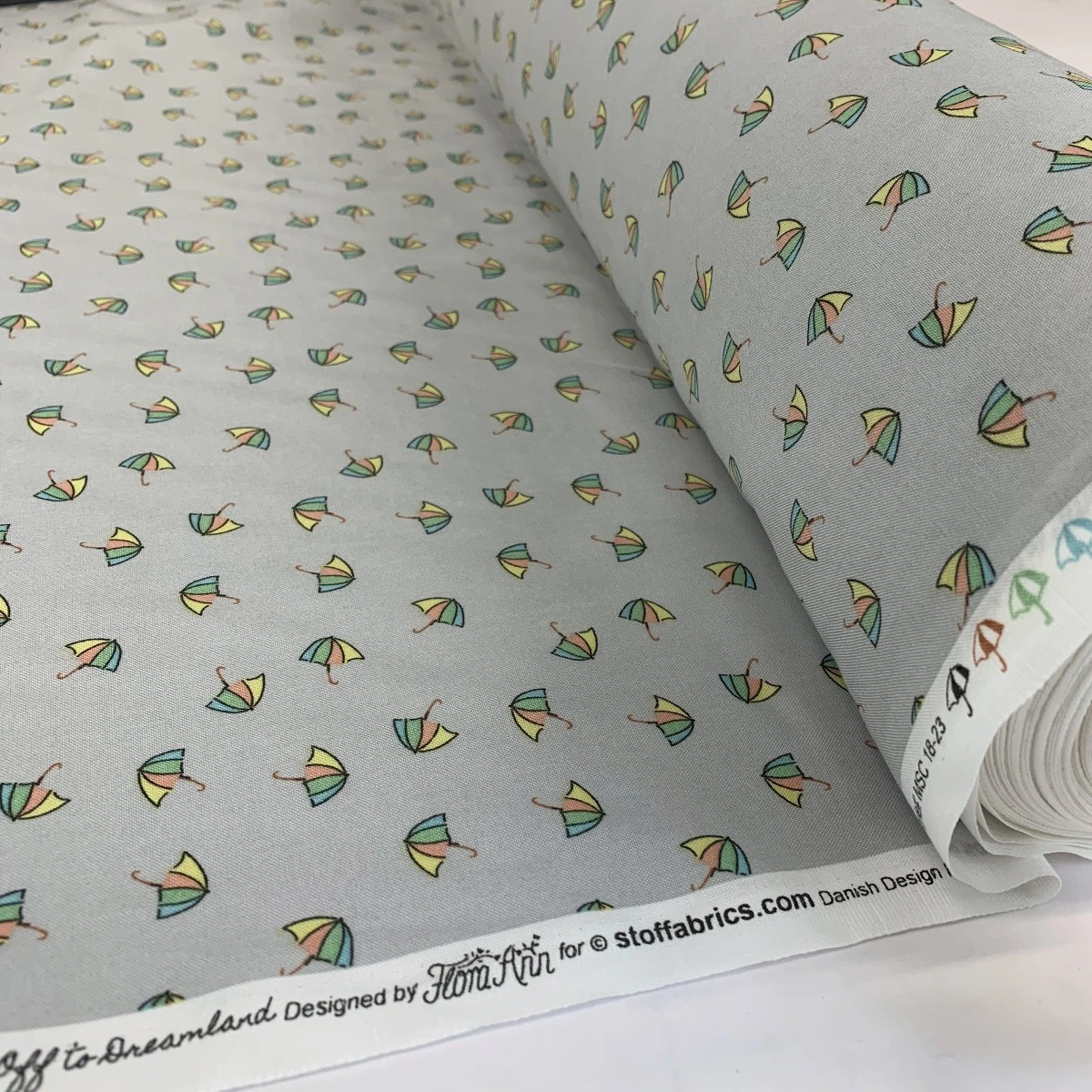 Stof Fabric - Umbrella - Grey 4 Stof Fabric - Umbrella - Grey - Image 2