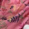 Stof Fabric - Woodland - Pink 1 Stof Fabric - Woodland - Pink -Croft Mill Store stof craft vibrant leaves japanese craft cotton fabric pink multi colour leaves fold