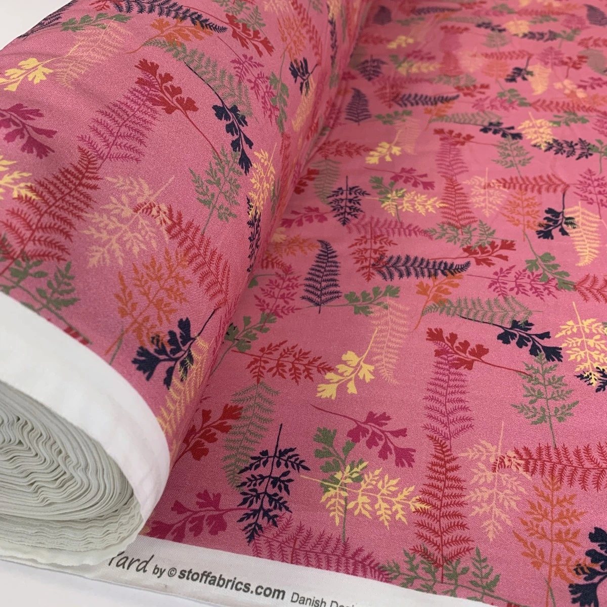 Stof Fabric - Woodland - Pink 4 Stof Fabric - Woodland - Pink - Image 2