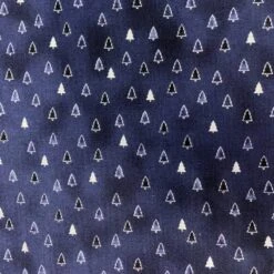 Remnant - Stof Craft - Christmas - Winter Wonderland Navy (1.8m) 9 Remnant - Stof Craft - Christmas - Winter Wonderland Navy (1.8m) -Croft Mill Store stoff christmas tree cotton navy stoff chritmas fabrics s