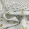 Stof Fabric - Christmas - Star Of Wonder 1 Stof Fabric - Christmas - Star Of Wonder -Croft Mill Store stoff craft christmas star of wonder gold stars on white fold