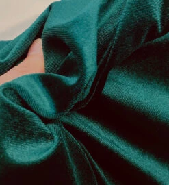Stretch Velvet - Emerald