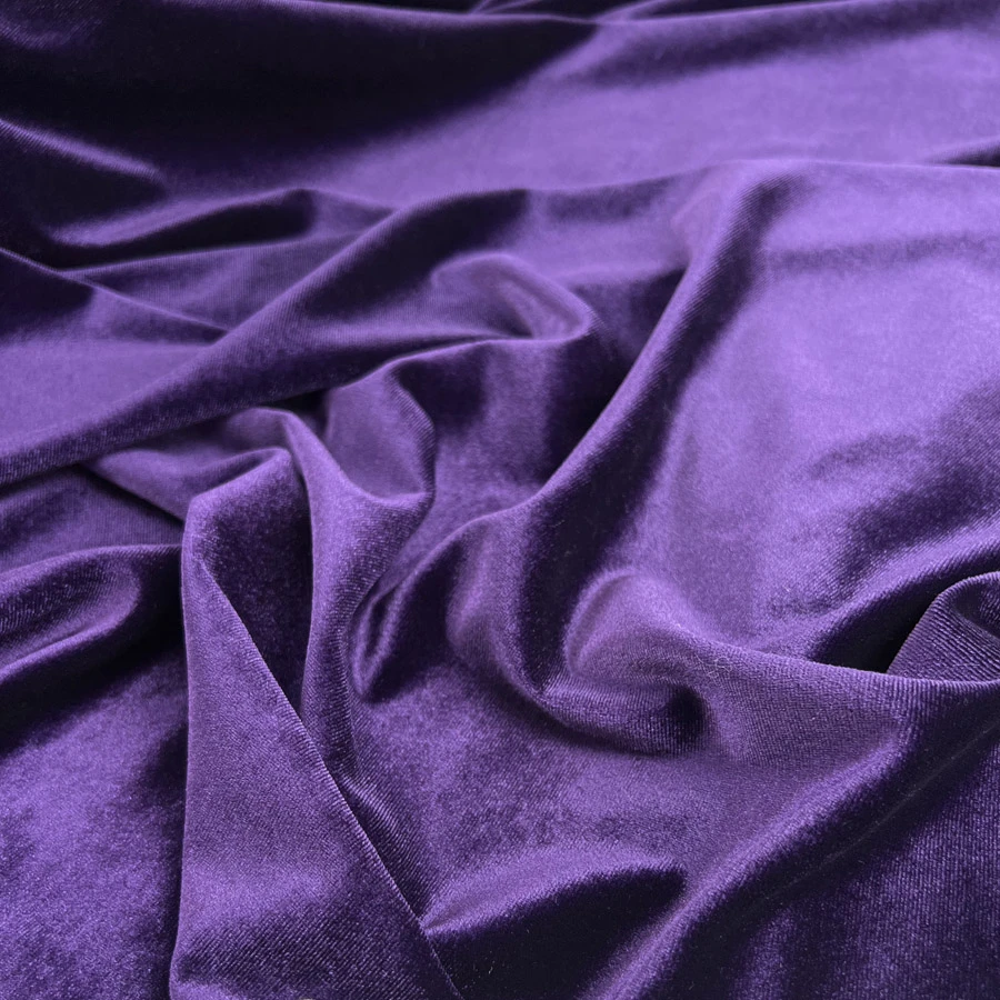 Stretch Velvet - Amethyst 5 Stretch Velvet - Amethyst - Image 3