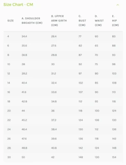 Style Arc - Gertrude Designer Dress Pattern (UK 4-16) 21 Style Arc - Gertrude Designer Dress Pattern (UK 4-16) -Croft Mill Store style arc size chart cm gallery 3