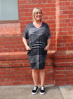 Style Arc - Kitt Knit Dress (UK 18-30) -Croft Mill Store style arc kitt knit dress 1 1