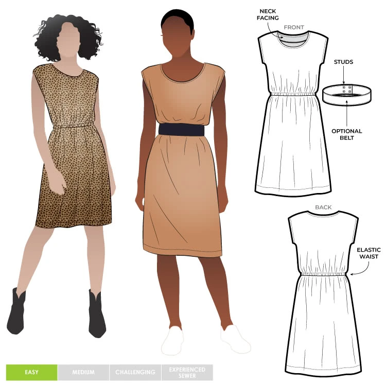 Style Arc - Olivia Dress Pattern (UK 18-30) 3 Style Arc - Olivia Dress Pattern (UK 18-30)