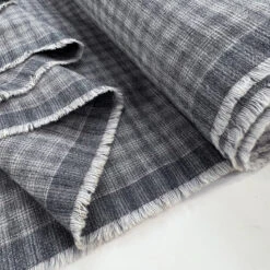 Suits You Sir 8 Suits You Sir -Croft Mill Store superfine wool suiting fabric grey overcheck suits you sir bolt