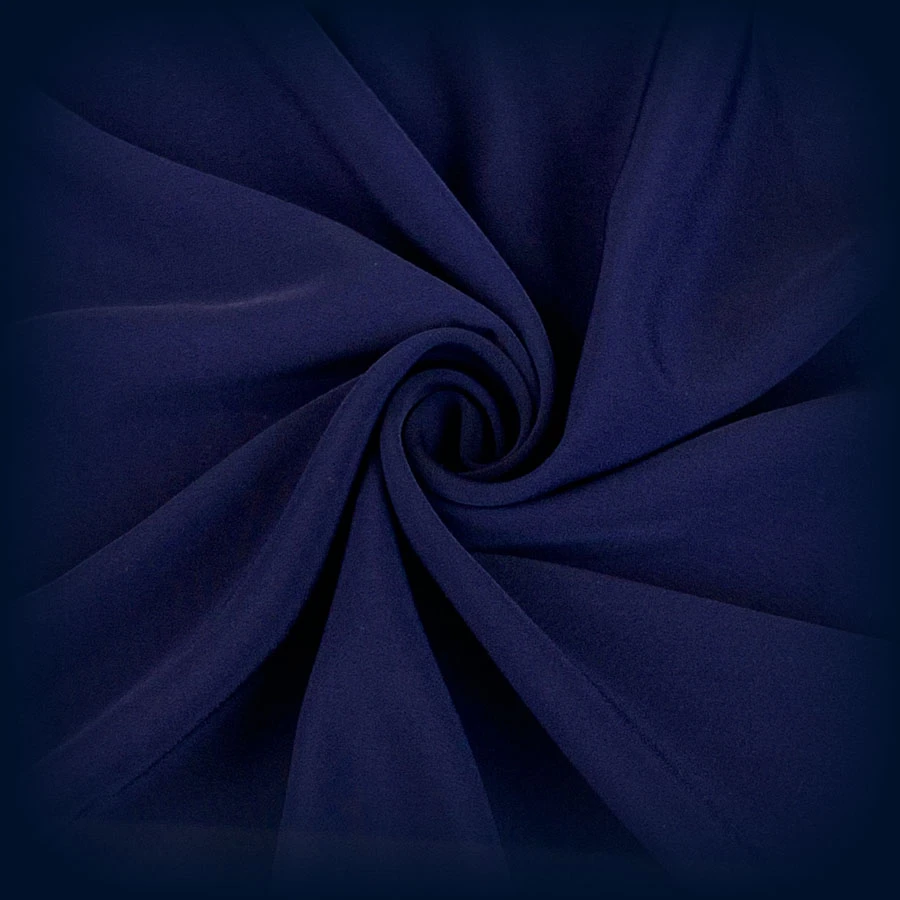 Landon Smooth Crepe - Dark Navy 3 Landon Smooth Crepe - Dark Navy