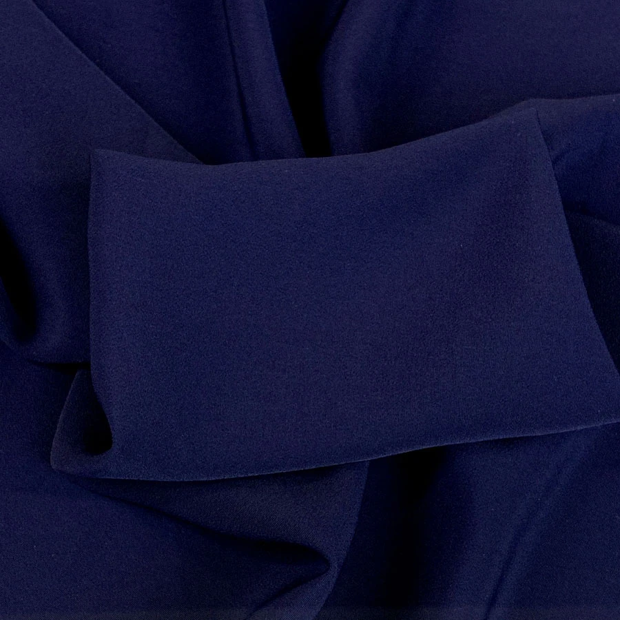 Landon Smooth Crepe - Dark Navy 4 Landon Smooth Crepe - Dark Navy - Image 2