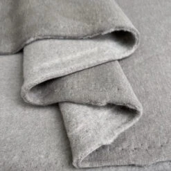 Superior Sweatshirt - Grey Marl 7 Superior Sweatshirt - Grey Marl -Croft Mill Store superior sweatshirt grey marl cotton polyester knitted jersey heavy jogger fabric fold