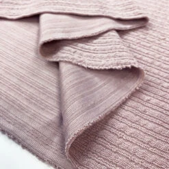 Sweater Knit - Pink 7 Sweater Knit - Pink -Croft Mill Store sweater knit poly wool fabric pink folds