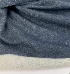 Sweatshirt - Lurex Navy 10 Sweatshirt - Lurex Navy -Croft Mill Store sweatshirt lurex navy knitted cotton and polyester jersey fabric drape fabric reverse photo