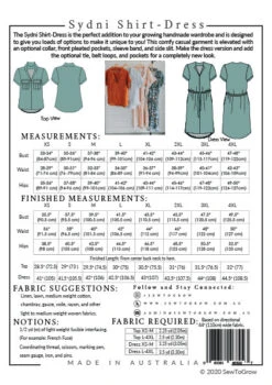 Sew To Grow - Sydni Shirtdress Pattern (XS-4XL) 14 Sew To Grow - Sydni Shirtdress Pattern (XS-4XL) -Croft Mill Store sydni shirtdress pattern sew to grow back