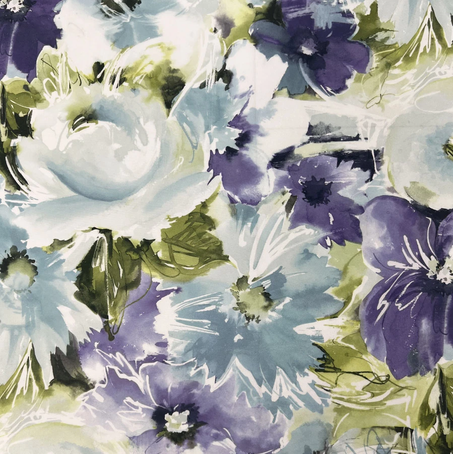 Taffeta - Lilac Floral 3 Taffeta - Lilac Floral