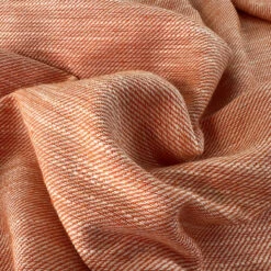Tangerine Dream 8 Tangerine Dream -Croft Mill Store tangerine dream orange white polyester cotton viscose trousering fabric cu